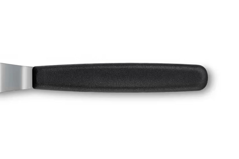 Spatola angolata Victorinox con manico nero, 8 cm