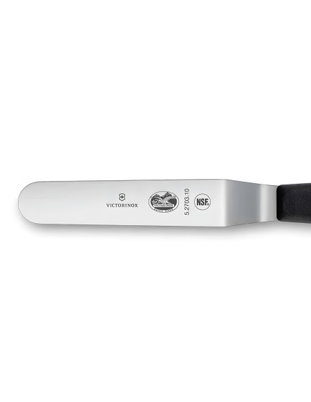 Espátula em ângulo Victorinox com cabo preto, 8 cm