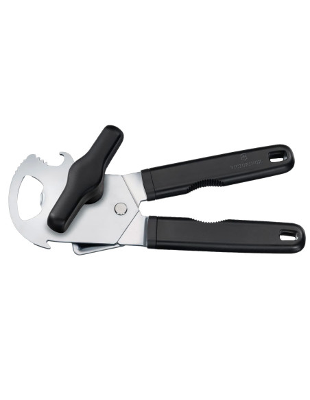 Abridor de latas Victorinox multiusos negro de 18,5 cm con 5 funciones
