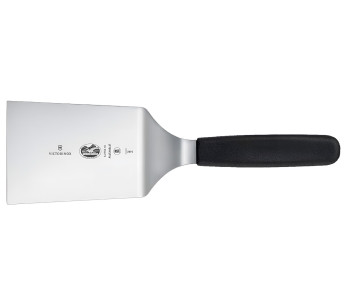Victorinox vinklet grillspatel med svart skaft, 12 cm