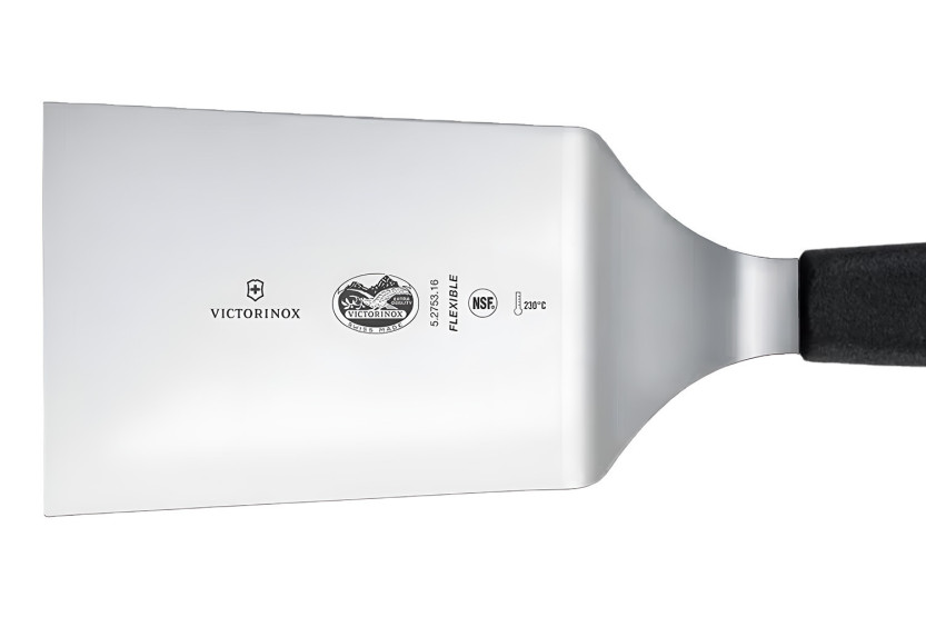 Victorinox -Grillspatel mit abgewinkeltem Griff, schwarz, 12 cm