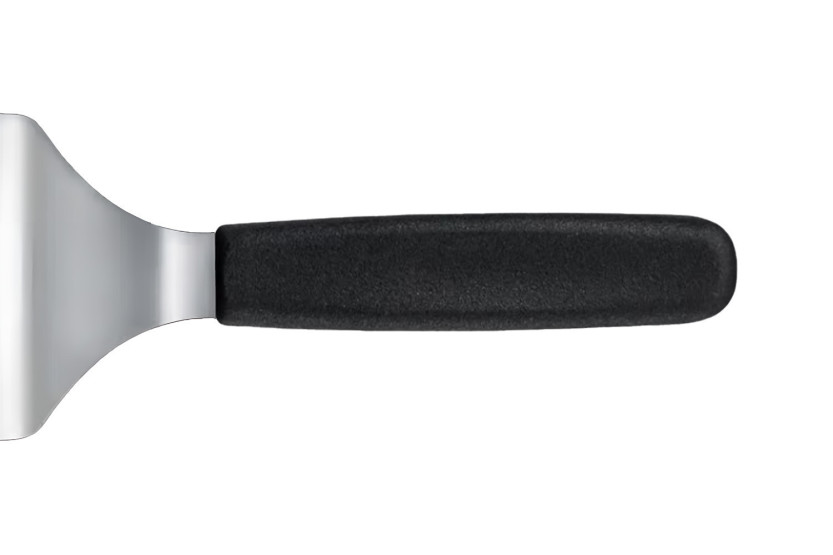 Victorinox gebogen grillspatel met zwart handvat, 12 cm