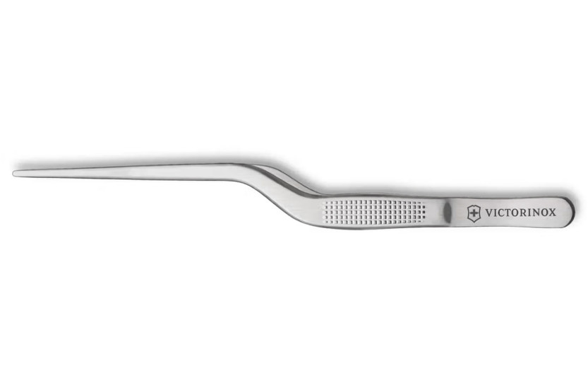 Pinza para alisar acodada Victorinox de acero inoxidable, 16 cm