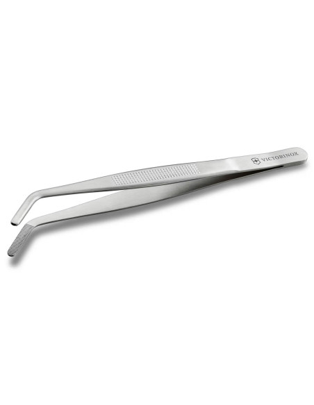 Pinza para alisar con punta acodada de Victorinox, de acero inoxidable, 16 cm