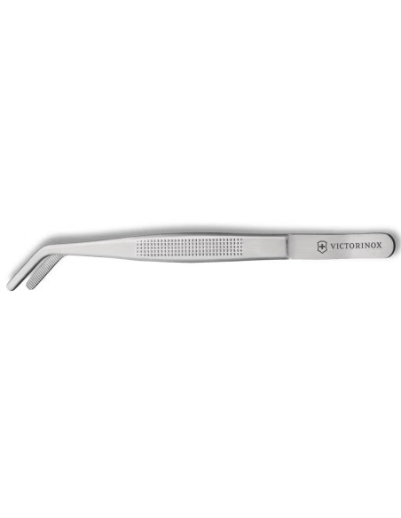 Pinza para alisar con punta acodada Victorinox de acero inoxidable, 16 cm