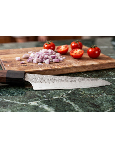 Yu Kurosaki Kokusen AS Handcrafted Japanese 13-cm Hammered Utility Knife