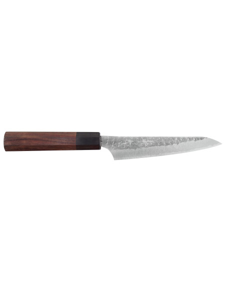 Håndlavet japansk universal kniv, 13 cm, Yu Kurosaki Kokusen AS, hamret