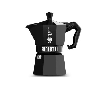 Italiensk kaffebryggare Bialetti Moka Exclusive, svart