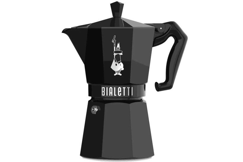 Cafeteira italiana Bialetti Moka Exclusive preta