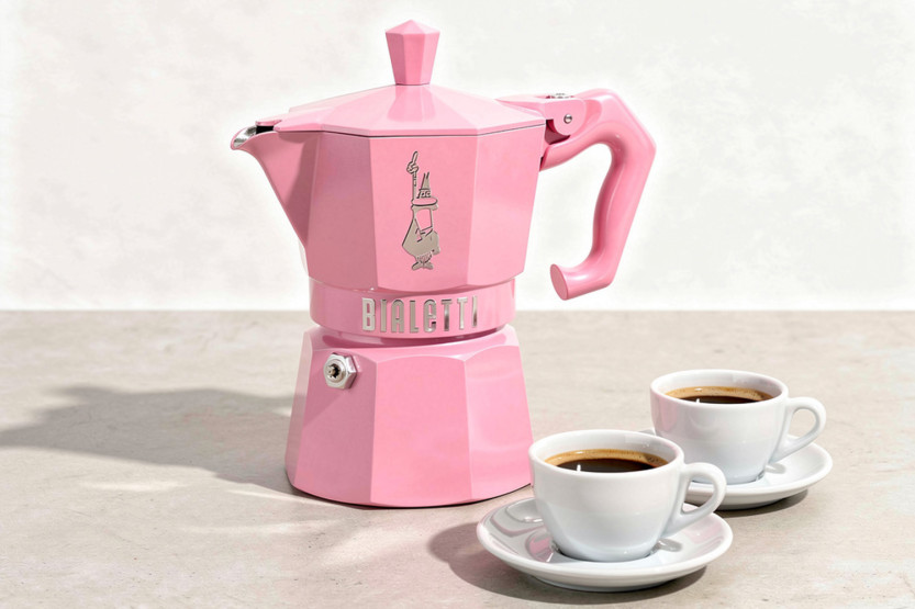 Caffettiera italiana Bialetti Moka Exclusive rosa