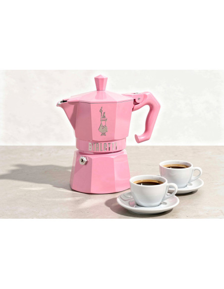 Cafeteira italiana Bialetti Moka Exclusive rosa