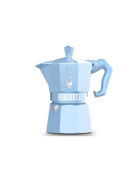 Bialetti Moka Exclusive -kahvinkeitin, vaaleansininen