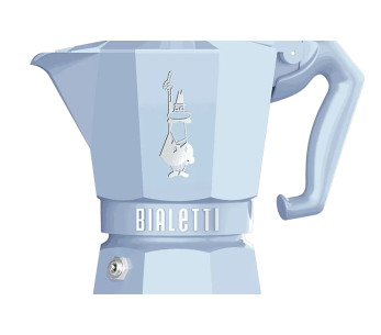 Cafetera italiana Bialetti Moka Exclusive azul claro 2