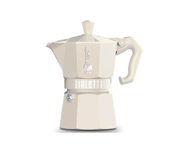 Cafetera italiana Bialetti Moka Exclusive color crema