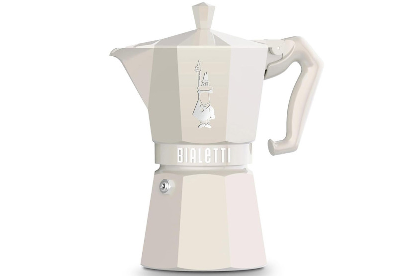Caffettiera italiana Bialetti Moka Exclusive color crema
