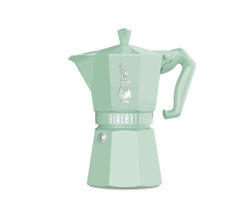 Italiaanse koffiezetter Bialetti Moka Exclusive pastelgroen 2