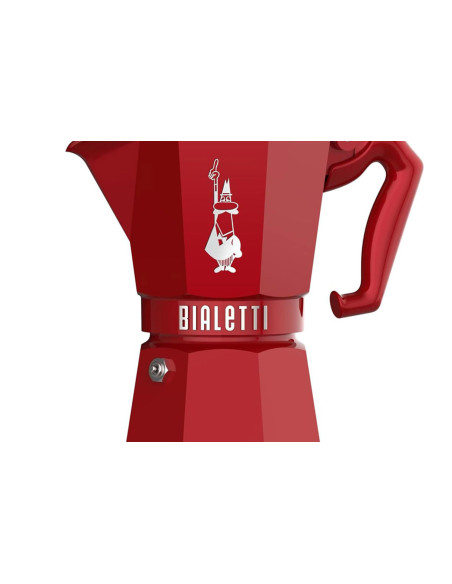 Cafeteira italiana Bialetti Moka Exclusive vermelha
