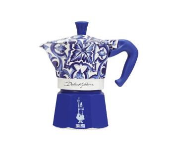 Cafeteira italiana Bialetti Moka Exclusive Dolce & Gabbana Blu Mediterraneo