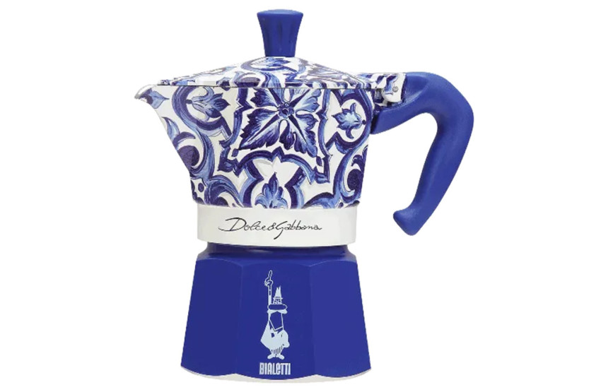 Italiaanse koffiezetter Bialetti Moka Exclusive Dolce & Gabbana Blu Mediterraneo