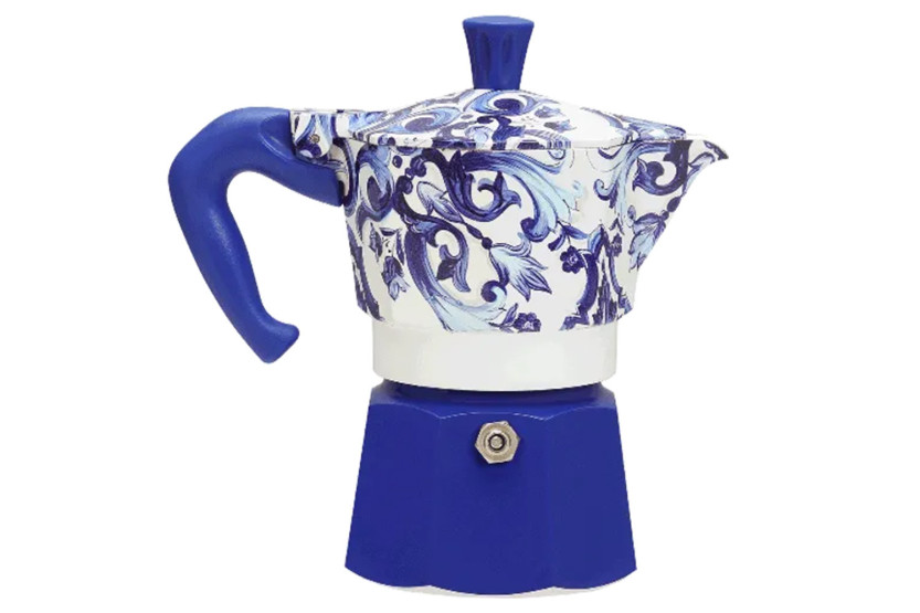 Italiensk kaffetrakter fra Bialetti, Moka Exclusive Dolce & Gabbana Blu Mediterraneo