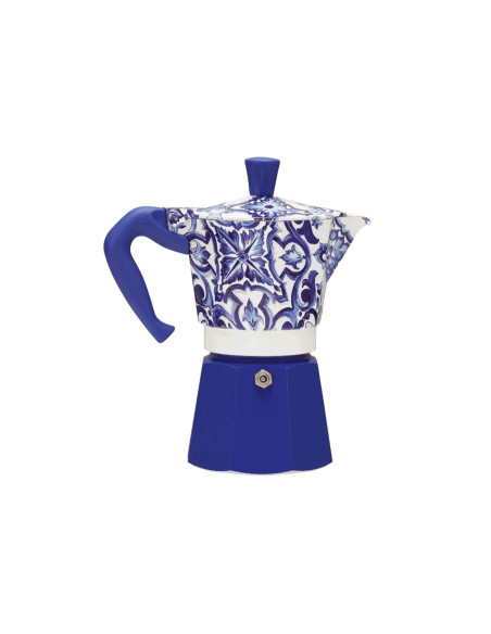 Italienische Kaffeemaschine Bialetti Moka Exclusive Dolce & Gabbana Blu Mediterraneo