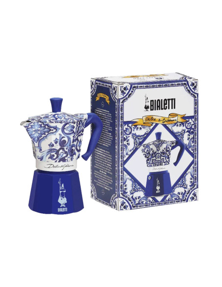 Italiensk kaffekande fra Bialetti, Moka Exclusive Dolce & Gabbana Blu Mediterraneo