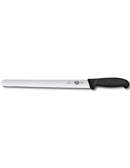 Victorinox Ham Knife, 30 cm smooth blade, black Fibrox handle