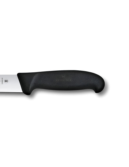Faca para presunto Victorinox com lâmina lisa de 30 cm e cabo Fibrox preto