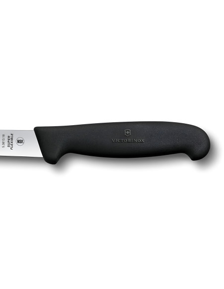 Coltello per spellare/filettare la sogliola Victorinox con lama super flessibile da 18 cm e manico Fibrox nero