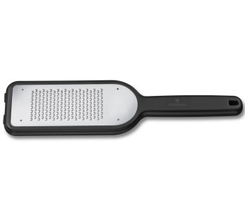 Rallador Victorinox de grano fino con mango negro de polipropileno, 26,7 cm