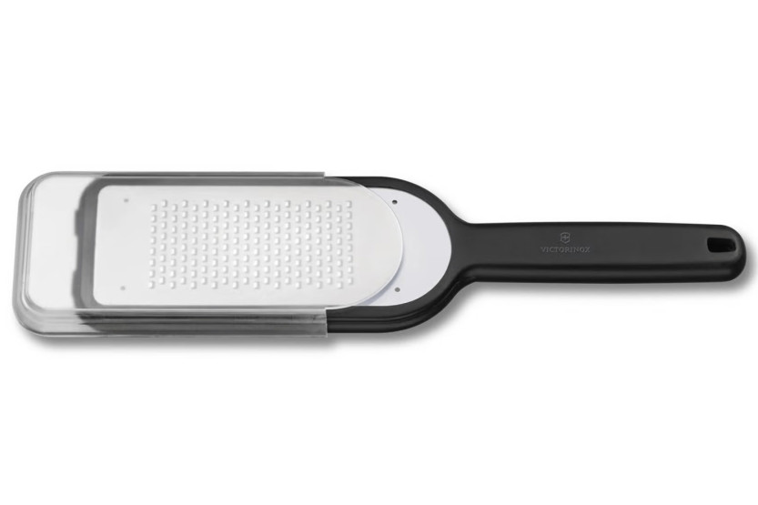 Grattugia Victorinox a grana fine con manico nero in polipropilene, 26,7 cm