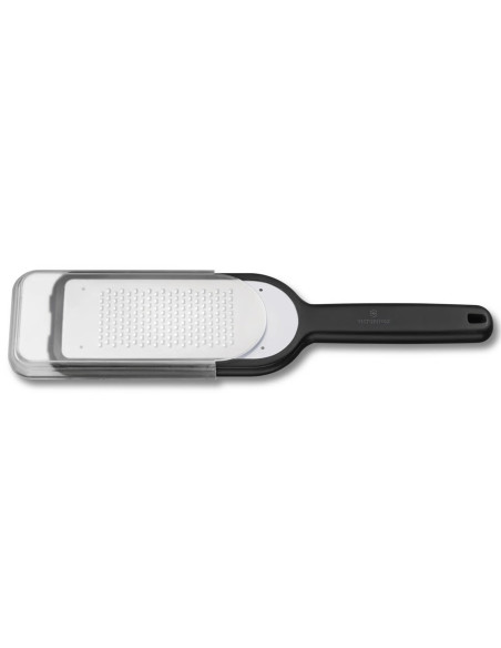 Grattugia Victorinox a grana fine con manico nero in polipropilene, 26,7 cm