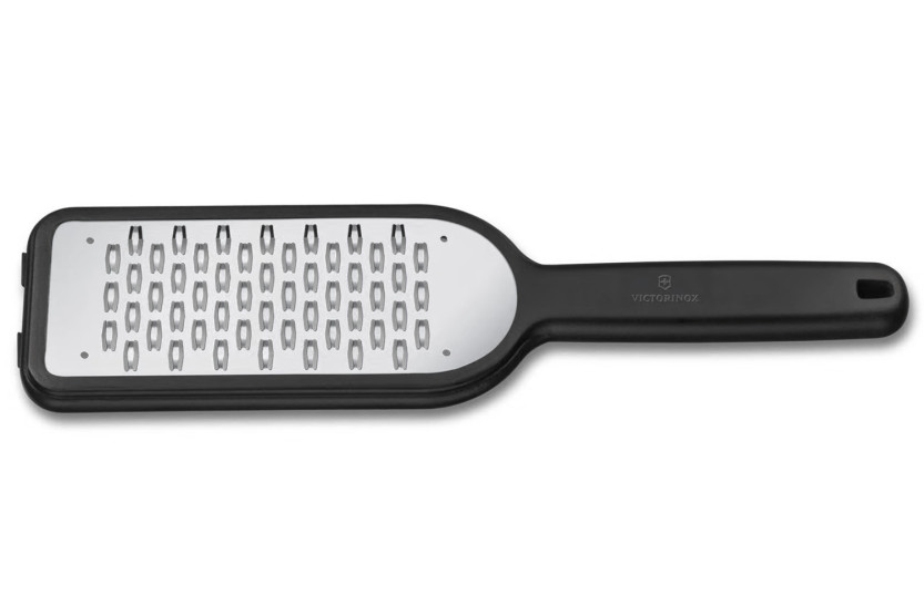 Rallador de doble filo Victorinox con mango negro de polipropileno, 26,7 cm