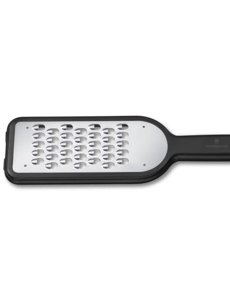 Ralador Victorinox de grão médio com cabo preto, 26,7 cm