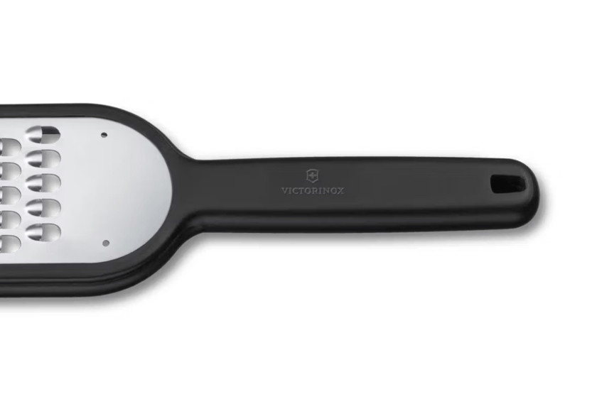 Ralador Victorinox de grão médio com cabo preto, 26,7 cm