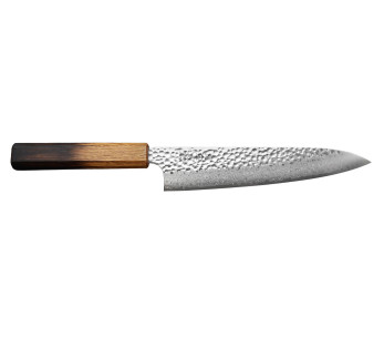 Japansk kockkniv 20 cm, VG10, damaststål – Wusaki Yaketa
