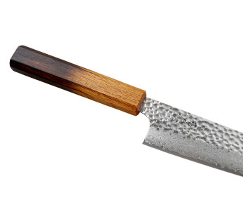 Cuchillo de chef japonés de 20 cm, acero VG10 damasceno - Wusaki Yaketa 2