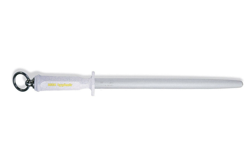 Afiador Dick Dickoron Hygienic de 30 cm, branco, com pedra de safira