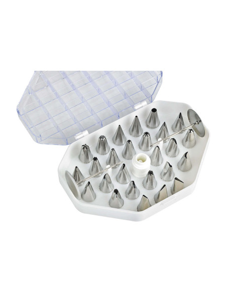 Stainless Steel Piping Tip Set for Fine Decorations - 26 or 52 tips