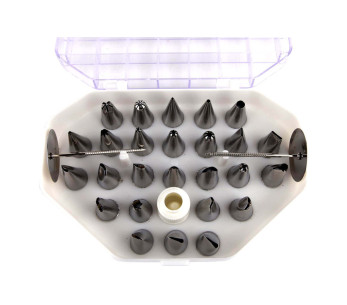 Stainless Steel Piping Tip Set for Fine Decorations - 26 or 52 tips 2