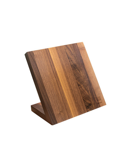 Blocco magnetico vuoto Artelegno Milano per 5 coltelli in legno di noce
