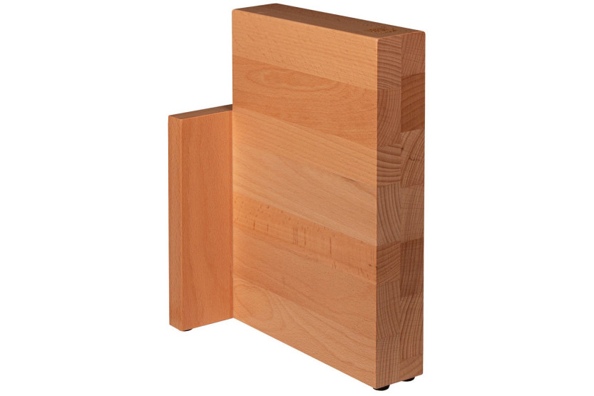 Artelegno Milano Magnetic Blank Block Made of Beech Wood for 6 Kitchen Knives