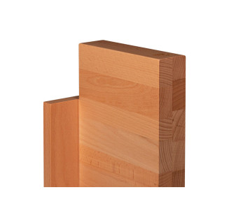 Bloque magnético vacío de Artelegno Milano, de madera de haya, para 6 cuchillos de cocina 2