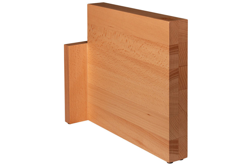 Bloque magnético vacío Artelegno Milano, de madera de haya, para 10 cuchillos de cocina