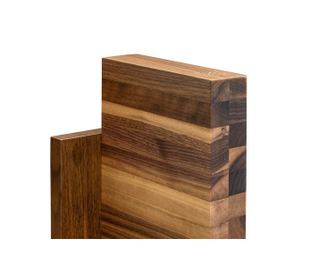 Bloque magnético vacío Artelegno Milano de madera de nogal para 6 cuchillos de cocina 2