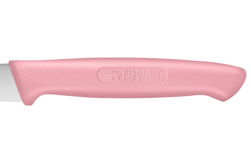 Fischer Creative Chef skalkniv, 10 cm, med rosa formgjutet handtag