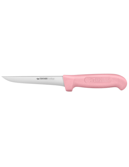 Fischer Creative Chef udbeningskniv, 14 cm, med støbt håndtag i lyserødt