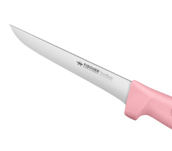 Fischer Creative Chef -luunpoistoveitsi, 14 cm, vaaleanpunainen valettu kahva 2