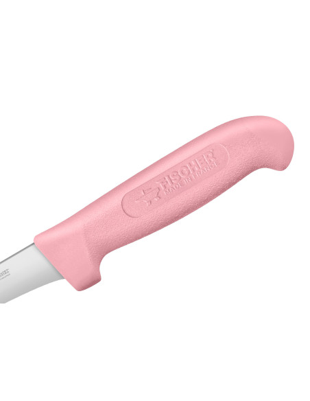 Fischer Creative Chef -luunpoistoveitsi, 14 cm, vaaleanpunainen valettu kahva