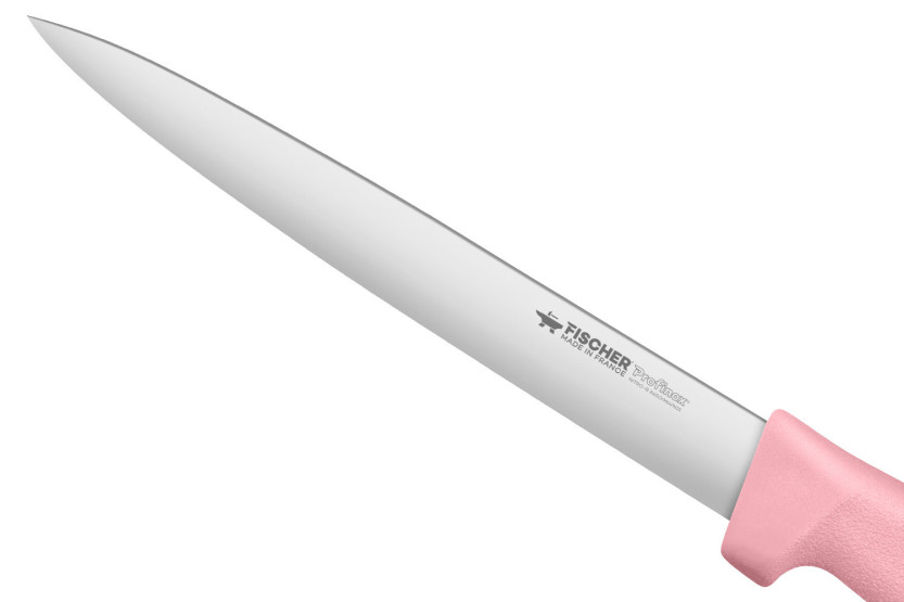Fischer Creative Chef-udbeningskniv, 20 cm, med støbt håndtag i lyserødt